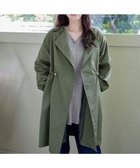 【ティアクラッセ/Tiaclasse】の着流しパフスリーブコート カーキ|ID: prp329100004853707 ipo3291000000035663784