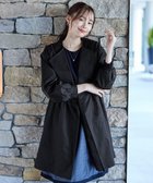 【ティアクラッセ/Tiaclasse】の着流しパフスリーブコート ブラック|ID: prp329100004853707 ipo3291000000035663787