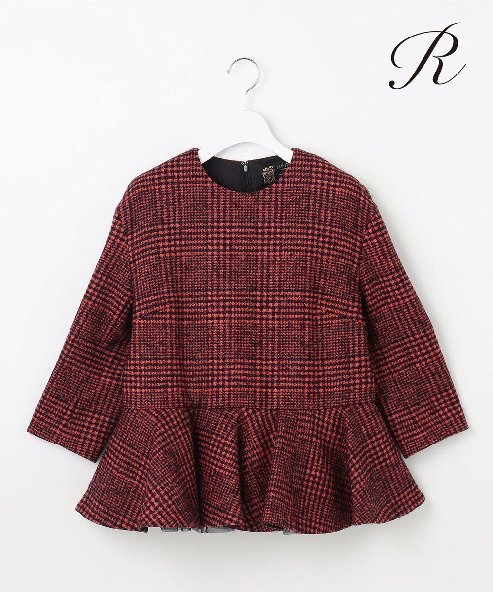 【23区/NIJYUSANKU】の【R(アール)】MANTECOツイード ペプラムトップス インテリア・キッズ・メンズ・レディースファッション・服の通販 founy(ファニー) ファッション Fashion レディースファッション Fashion for Women トップス・カットソー Cut & Sew Tops シャツ・ブラウス・オフィスカジュアル Elegant Blouses & Button-Ups イタリア Italy インポート Imported Fashion クラシカル Classical, Vintage-Inspired ショルダー Shoulder, Shoulder Strap セットアップ Set-Up, Coordinated Outfit チェック Check, Plaid, Tartan チュール Tulip, Tulip Motif ツイード Twill, Twill Weave デニム Denim, Jeans Material ドロップ Drop Shoulder, Dropped Style 人気 Popular, Best Seller フラット Flat, Flat Shoes フレア Flare, Flared ペプラム Peplum, Flared Hem ボトム Bottoms, Lower Wear ミックス Mix, Mixed Style A/W・秋冬 Autumn/Winter 冬 Winter / This Winter おすすめ Recommended / Our Picks 2024年 2024 2024-2025秋冬・A/W Autumn/Winter 2024–25 AW24–25 ピンク系|ID: prp329100004853709 ipo3291000000035663945