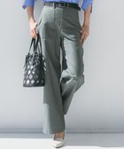 【23区/NIJYUSANKU】の【洗える】スラブツイルストレッチ ワイド パンツ カーキ系|ID: prp329100004853741 ipo3291000000035665539