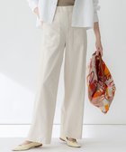 【23区/NIJYUSANKU】の【洗える】スラブツイルストレッチ ワイド パンツ ベージュ系|ID: prp329100004853741 ipo3291000000035665542