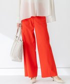 【23区/NIJYUSANKU】の【洗える】スラブツイルストレッチ ワイド パンツ レッド系|ID: prp329100004853741 ipo3291000000035665548