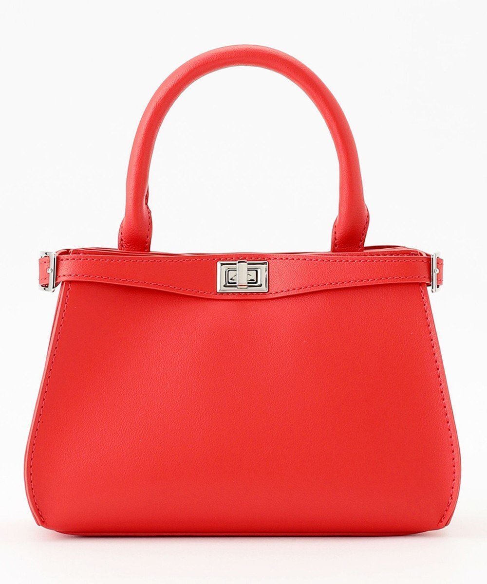 【アイシービー/iCB】の【新色追加・2WAY】マイクロショルダー バッグ インテリア・キッズ・メンズ・レディースファッション・服の通販 founy(ファニー) 　ファッション　Fashion　レディースファッション　Fashion for Women　バッグ　Bags　2025年　2025　2025-2026秋冬・A/W　Autumn/Winter 2025–26 AW25–26　ショルダー　Shoulder, Shoulder Strap　シンプル　Simple, Minimal　セレモニー　Ceremony　トレンド　Trend, Trending Now　フェイス　Face, Facial Design　レッド系|ID: prp329100004853791 ipo3291000000035667352