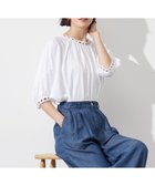 【自由区/JIYU-KU】の【洗える】コード刺繍 カットソー 人気、トレンドファッション・服の通販 founy(ファニー) ファッション Fashion レディースファッション Fashion for Women トップス・カットソー Cut & Sew Tops シャツ・ブラウス・オフィスカジュアル Elegant Blouses & Button-Ups ロングTシャツ・Tシャツ Longline T-Shirts & Tees カットソー・ベーシックTシャツ Cut-and-Sewn Tops / Stretch Tees & Basics カットソー Cut and Sewn Top コンパクト Compact, Small Size シルク Silk, 100% Silk タイトスカート Pencil Skirt, Tight Skirt バランス Balance, Style Balance 夏 Summer 春 Spring S/S・春夏 SS, Spring/Summer, Warm Season 洗える Machine Washable thumbnail オフ|ID: prp329100004853795 ipo3291000000035667484