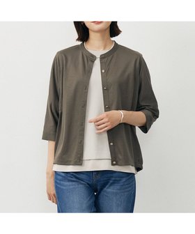 【ジェイ プレス/J.PRESS】の【洗える・接触冷感】ジャージー ブルゾン 人気、トレンドファッション・服の通販 founy(ファニー) ファッション Fashion レディースファッション Fashion for Women アウター Coat / Outerwear Collection レディースジャケット・軽アウター Jackets ブルゾンジャケット・スポーティアウター Blouson Jackets 春 Spring 洗える Machine Washable カーディガン Cardigan, Knitwear コンパクト Compact, Small Size シンプル Simple, Minimal ジャケット Jacket, Outerwear ドレープ Drape, Draping Fabric なめらか Smooth, Silky Texture ブルゾン Blouson, Bomber Jacket S/S・春夏 SS, Spring/Summer, Warm Season 夏 Summer エレガント 上品 Elegant |ID:prp329100004853858