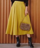 【23区/NIJYUSANKU】の【洗える】プレザンスジャカード タックスカート イエロー系|ID: prp329100004853871 ipo3291000000035669609