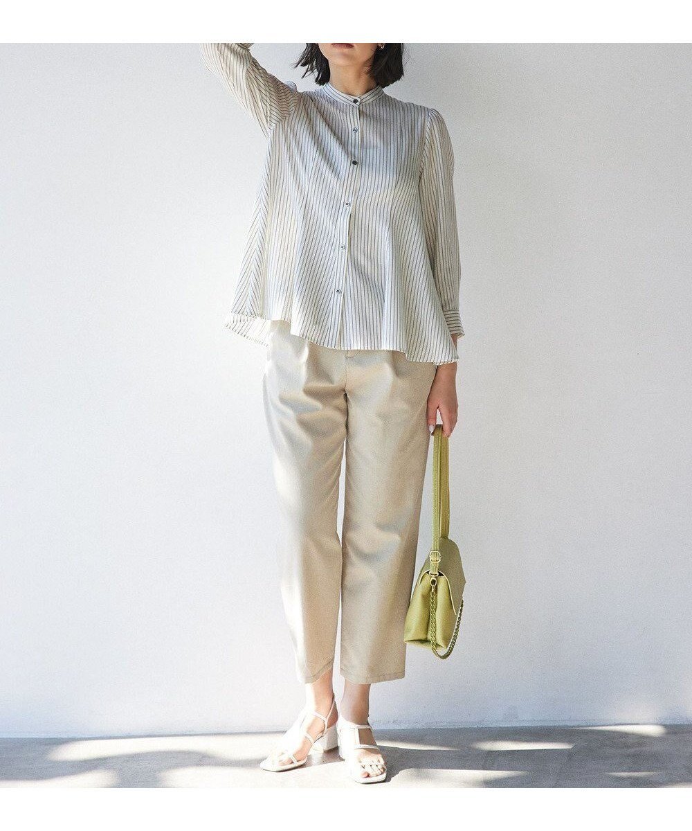 【組曲/KUMIKYOKU】のチノライク パンツ インテリア・キッズ・メンズ・レディースファッション・服の通販 founy(ファニー) 　ファッション　Fashion　レディースファッション　Fashion for Women　パンツ　Pants & Trousers　おすすめ　Recommended / Our Picks　なめらか　Smooth, Silky Texture　コンパクト　Compact, Small Size　フィット　Fit, Slim Fit　夏　Summer　春　Spring　S/S・春夏　SS, Spring/Summer, Warm Season　ベージュ系|ID: prp329100004853910 ipo3291000000035670905