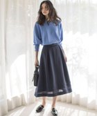 【組曲/KUMIKYOKU】のラメオーガンジー スカート ネイビー系|ID: prp329100004853959 ipo3291000000035672244