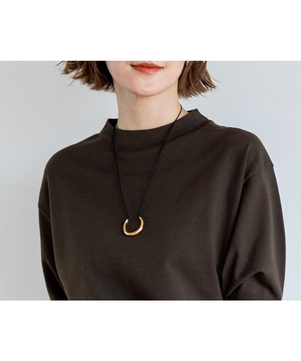【23区/NIJYUSANKU】の【Oggi8月号掲載】フープトップ ネックレス インテリア・キッズ・メンズ・レディースファッション・服の通販 founy(ファニー) 　雑誌掲載アイテム　Magazine Picks & Fashion Features　ファッション雑誌　Fashion Magazines　オッジ　Oggi　ファッション　Fashion　レディースファッション　Fashion for Women　ジュエリー　Jewelry　ネックレス　Necklaces & Pendants　2025年　2025　2025春夏・S/S　Spring/Summer 2025 SS25　8月号　August Issue, Aug. Edition　アクセサリー　Fashion Accessories　シルバー　Silver, Metallic Silver　シンプル　Simple, Minimal　チェーン　Chain, Chain Strap　ネックレス　Necklace, Pendant Necklace　バランス　Balance, Style Balance　フープ　Hoop, Hoop Earrings　メタル　Metal, Metal Parts　モダン　Modern, Contemporary　夏　Summer　S/S・春夏　SS, Spring/Summer, Warm Season　雑誌　Magazine, Fashion Magazine　ゴールド系|ID: prp329100004854023 ipo3291000000035673891