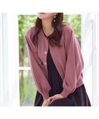 【ティアクラッセ/Tiaclasse】の【洗える】ビジューニットカーディガン ピンク|ID: prp329100004854035 ipo3291000000035674283