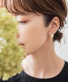 【ピッシェアンス/Pisceans】のフローラル コットンパールイヤリング マットゴールド|ID: prp329100004854043 ipo3291000000035674484