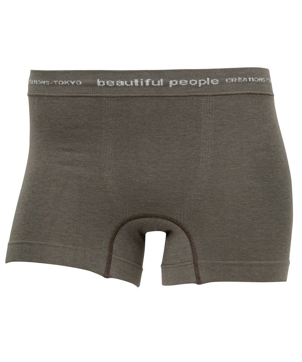 【ワコール/Wacoal / MEN】のユニセックス beautiful people コラボ 【PANTS HOLIC】 ボクサーパンツ ワンサイズ(S-LL) オーガニック綿混 前閉じ 下着 レディース メンズ WT8000 /ワコールメン インテリア・キッズ・メンズ・レディースファッション・服の通販 founy(ファニー) 　ファッション　Fashion　レディースファッション　Fashion for Women　パンツ　Pants & Trousers　下着・ランジェリー　Lingerie & Intimates　アンダーウェア・ベースインナー・肌着　Underwear / Base Layer / Undergarments　アンダー　Underwear Essentials　オーガニック　Organic Cotton　コラボ　Collaboration, Collab　フィット　Fit, Slim Fit　メンズ　Men's, Menswear　おすすめ　Recommended / Our Picks　ブラウン|ID: prp329100004854054 ipo3291000000035674754