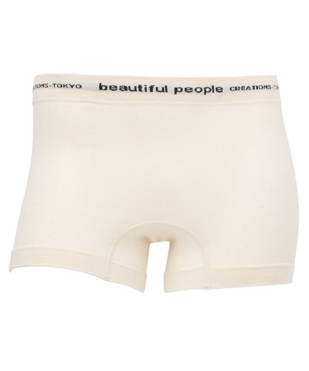 【ワコール/Wacoal / MEN】のユニセックス beautiful people コラボ 【PANTS HOLIC】 ボクサーパンツ ワンサイズ(S-LL) オーガニック綿混 前閉じ 下着 レディース メンズ WT8000 /ワコールメン インテリア・キッズ・メンズ・レディースファッション・服の通販 founy(ファニー) 　ファッション　Fashion　レディースファッション　Fashion for Women　パンツ　Pants & Trousers　下着・ランジェリー　Lingerie & Intimates　アンダーウェア・ベースインナー・肌着　Underwear / Base Layer / Undergarments　アンダー　Underwear Essentials　オーガニック　Organic Cotton　コラボ　Collaboration, Collab　フィット　Fit, Slim Fit　メンズ　Men's, Menswear　おすすめ　Recommended / Our Picks　アイボリー|ID: prp329100004854054 ipo3291000000035674759
