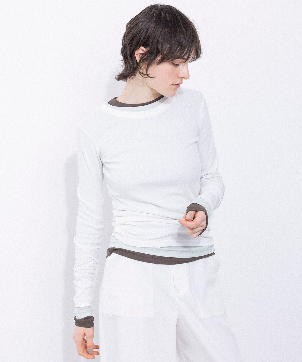 【ネイヴ/NAVE】の【Nave・洗える】ガーゼフライス ロングスリーブ 人気、トレンドファッション・服の通販 founy(ファニー) 　ファッション　Fashion　レディースファッション　Fashion for Women　トップス・カットソー　Cut & Sew Tops　シャツ・ブラウス・オフィスカジュアル　Elegant Blouses & Button-Ups　ロングTシャツ・Tシャツ　Longline T-Shirts & Tees　カットソー・ベーシックTシャツ　Cut-and-Sewn Tops / Stretch Tees & Basics　カットソー　Cut and Sewn Top　シアー　Sheer, See-Through　スリーブ　Sleeve, Long Sleeve / Short Sleeve　タンク　Tank Top, Sleeveless Top　ロング　Long, Long-Length　夏　Summer　春　Spring　S/S・春夏　SS, Spring/Summer, Warm Season　洗える　Machine Washable　 other-1|ID: prp329100004854067 ipo3291000000035675444