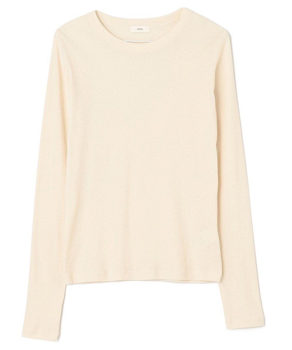 【ネイヴ/NAVE】の【Nave・洗える】ガーゼフライス ロングスリーブ インテリア・キッズ・メンズ・レディースファッション・服の通販 founy(ファニー) 　ファッション　Fashion　レディースファッション　Fashion for Women　トップス・カットソー　Cut & Sew Tops　シャツ・ブラウス・オフィスカジュアル　Elegant Blouses & Button-Ups　ロングTシャツ・Tシャツ　Longline T-Shirts & Tees　カットソー・ベーシックTシャツ　Cut-and-Sewn Tops / Stretch Tees & Basics　カットソー　Cut and Sewn Top　シアー　Sheer, See-Through　スリーブ　Sleeve, Long Sleeve / Short Sleeve　タンク　Tank Top, Sleeveless Top　ロング　Long, Long-Length　夏　Summer　春　Spring　S/S・春夏　SS, Spring/Summer, Warm Season　洗える　Machine Washable　アイボリー系|ID: prp329100004854067 ipo3291000000035675452