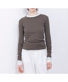 【ネイヴ/NAVE】の【Nave・洗える】ガーゼフライス ロングスリーブ 人気、トレンドファッション・服の通販 founy(ファニー) ファッション Fashion レディースファッション Fashion for Women トップス・カットソー Cut & Sew Tops シャツ・ブラウス・オフィスカジュアル Elegant Blouses & Button-Ups ロングTシャツ・Tシャツ Longline T-Shirts & Tees カットソー・ベーシックTシャツ Cut-and-Sewn Tops / Stretch Tees & Basics カットソー Cut and Sewn Top シアー Sheer, See-Through スリーブ Sleeve, Long Sleeve / Short Sleeve タンク Tank Top, Sleeveless Top ロング Long, Long-Length 夏 Summer 春 Spring S/S・春夏 SS, Spring/Summer, Warm Season 洗える Machine Washable thumbnail カーキ系|ID: prp329100004854067 ipo3291000000035675459