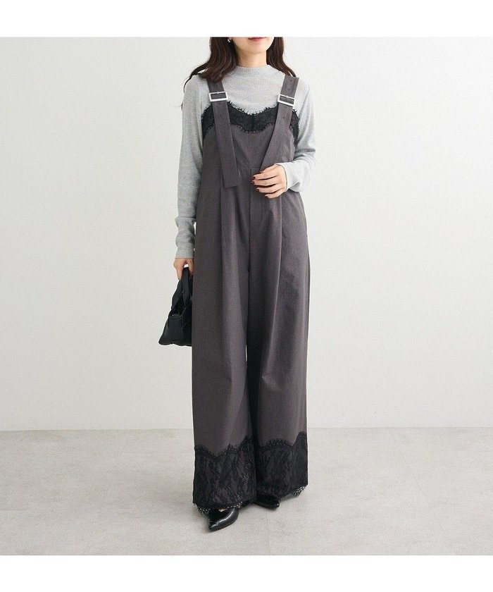 【グリーンパークス/Green Parks】の・SUGAR SPOON レーストリムオールインワン インテリア・キッズ・メンズ・レディースファッション・服の通販 founy(ファニー) https://founy.com/ ファッション Fashion レディースファッション Fashion for Women ワンピース Dresses オールインワン・ワンピース Dresses and Jumpsuits サロペット&オールインワン Dungarees & Jumpsuit Styles おすすめ Recommended / Our Picks サロペット Overalls, Salopette シャーリング Shirring, Ruched ジップ Zip, Zipper スタイリッシュ Stylish, Fashionable フィット Fit, Slim Fit ポケット Pocket, Pocket Detail レース Lace, Lace Fabric エレガント 上品 Elegant 今季 This Season, Current Season 夏 Summer S/S・春夏 SS, Spring/Summer, Warm Season A/W・秋冬 Autumn/Winter |ID: prp329100004854081 ipo3291000000035676395