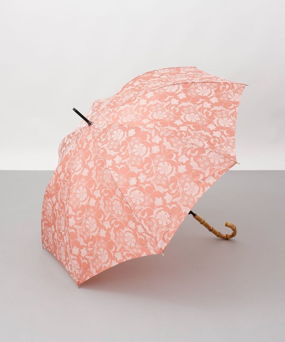 【アウロラ/AURORA】の【MACKINTOSH LONDON(マッキントッシュ ロンドン)】バイブリーフラワージャガード雨傘(長傘) インテリア・キッズ・メンズ・レディースファッション・服の通販 founy(ファニー) 　ファッション　Fashion　レディースファッション　Fashion for Women　レイングッズ・傘・晴雨兼用傘　Umbrellas & Rain Gear　エレガント 上品　Elegant　ジャカード／ジャガード　Jacquard, Woven Pattern　バンブー　Bamboo, Bamboo Material　ロンドン　London Style, British Inspired　傘　Umbrella, Parasol　コーラル|ID: prp329100004854094 ipo3291000000035676975