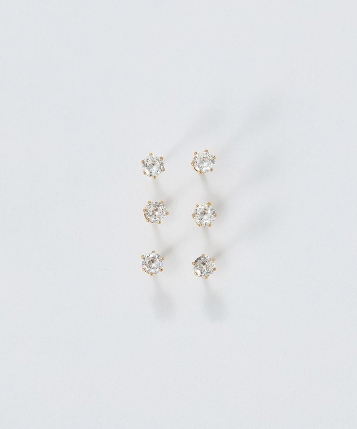 【フィービィー/phoebe】の【金属アレルギー対応】6setビジューピアス ゴールド/サージカルステンレス インテリア・キッズ・メンズ・レディースファッション・服の通販 founy(ファニー) https://founy.com/ ファッション Fashion レディースファッション Fashion for Women アクセサリー Fashion Accessories ビジュー Bijou, Jewel-like Accent フィット Fit, Slim Fit |ID: prp329100004854095 ipo3291000000035676991