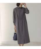 【ジェイ プレス/J.PRESS】の【WEB限定カラーあり】TC ライトタンブラー シャツワンピース スレート系|ID: prp329100004854118 ipo3291000000036162400