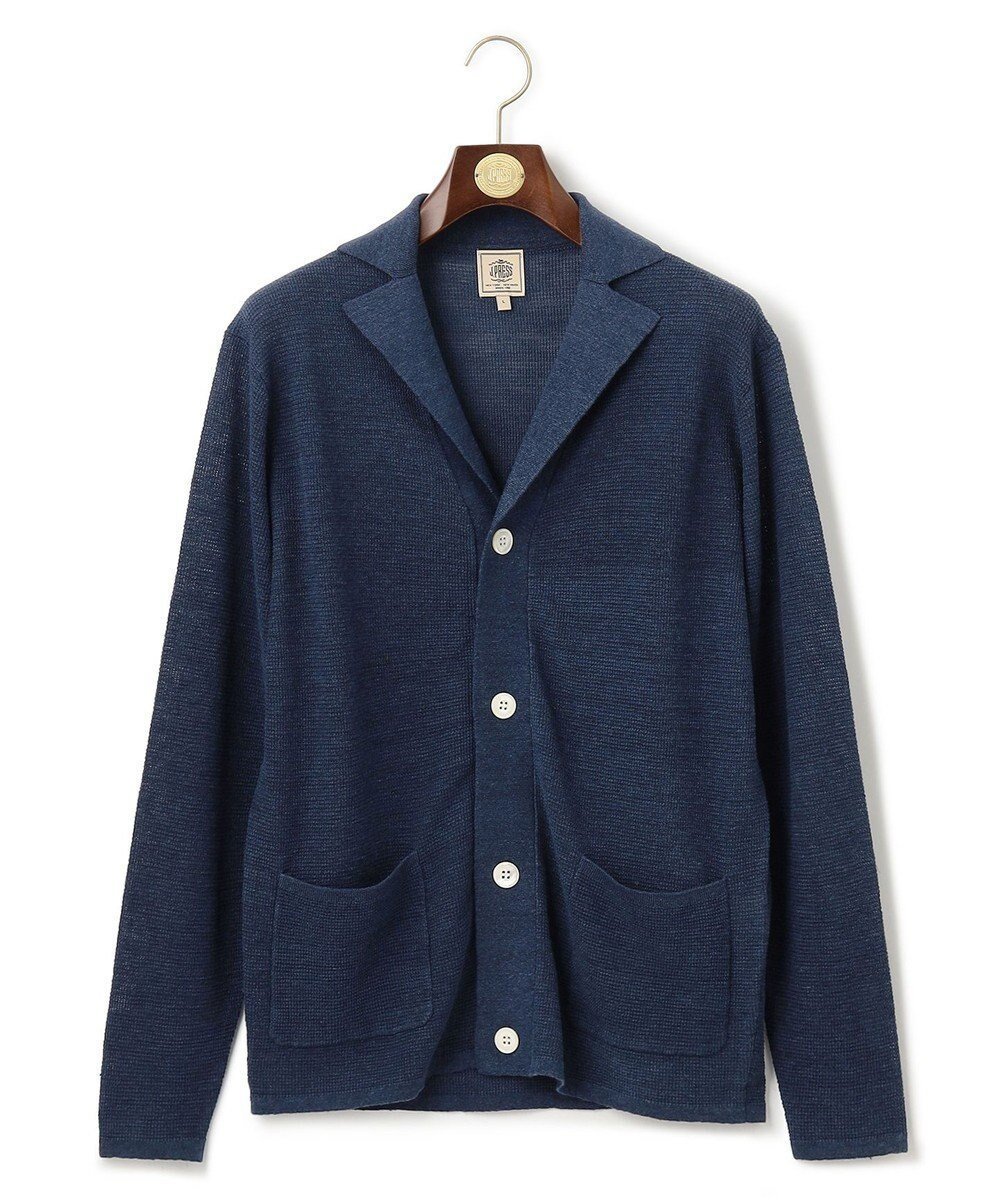 【ジェイ プレス/J.PRESS / MEN】の【WEB・一部店舗限定】リネンアンカージャケット インテリア・キッズ・メンズ・レディースファッション・服の通販 founy(ファニー) 　ファッション　Fashion　メンズファッション　Fashion for Men　トップス・カットソー　Cut & Sew Tops　カーディガン / 羽織り　Cardigans　おすすめ　Recommended / Our Picks　カーディガン　Cardigan, Knitwear　ジャケット　Jacket, Outerwear　フィット　Fit, Slim Fit　リネン　Linen, Linen Fabric　レギュラー　Regular, Standard Fit　夏　Summer　春　Spring　S/S・春夏　SS, Spring/Summer, Warm Season　ネイビー系|ID: prp329100004854360 ipo3291000000035707050