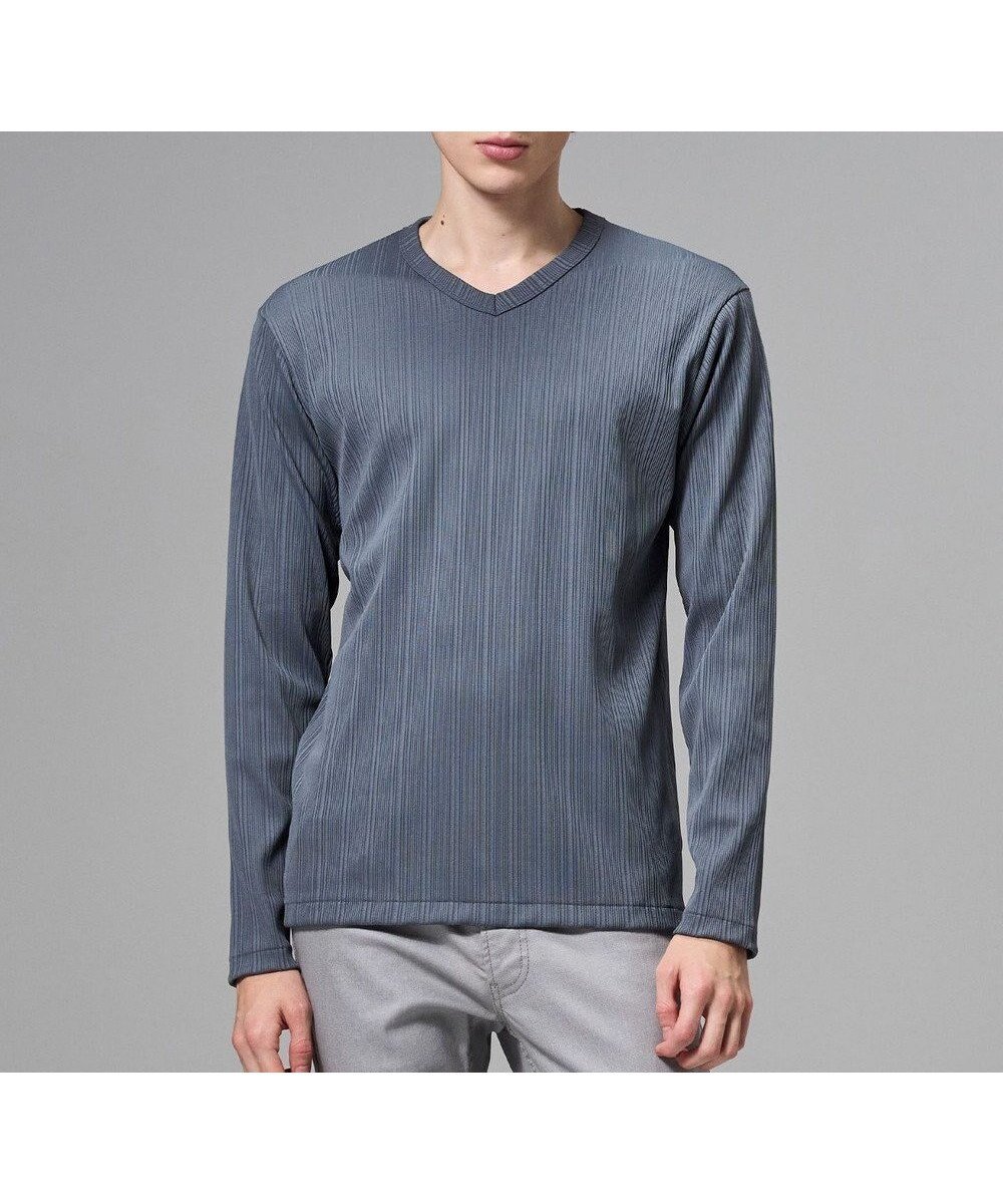 【ジョゼフ オム/JOSEPH HOMME / MEN】のテックリブジャージー Vネックカットソー 人気、トレンドファッション・服の通販 founy(ファニー) 　ファッション　Fashion　メンズファッション　Fashion for Men　トップス・カットソー　Cut & Sew Tops　メンズシャツ　Shirts　カットソー　Cut and Sewn Top　ジャケット　Jacket, Outerwear　ベーシック　Basic, Essential　エレガント 上品　Elegant　夏　Summer　S/S・春夏　SS, Spring/Summer, Warm Season　無地　Plain, Solid Color　A/W・秋冬　Autumn/Winter　長袖　Long Sleeve, Full Sleeve　 other-1|ID: prp329100004854382 ipo3291000000035707643