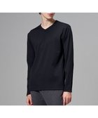 【ジョゼフ オム/JOSEPH HOMME / MEN】のテックリブジャージー Vネックカットソー ブラック系|ID: prp329100004854382 ipo3291000000035707655