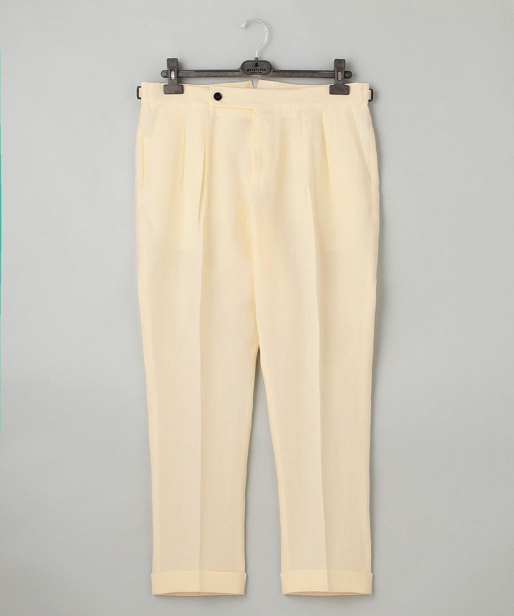 【五大陸/gotairiku / MEN】の麻素材【MADE IN ITALY】BERWICH スラックス(SCOTCH) インテリア・キッズ・メンズ・レディースファッション・服の通販 founy(ファニー) ファッション Fashion メンズファッション Fashion for Men ボトムス Bottoms イタリア Italy クラシカル Classical, Vintage-Inspired クラシック Classic, Timeless Style スラックス Slacks, Dress Pants テーパード Tapered, Tapered Pants ボトム Bottoms, Lower Wear モダン Modern, Contemporary リラックス Relax, Relaxed Fit 人気 Popular, Best Seller 夏 Summer 春 Spring S/S・春夏 SS, Spring/Summer, Warm Season アイボリー系|ID: prp329100004854394 ipo3291000000035707897