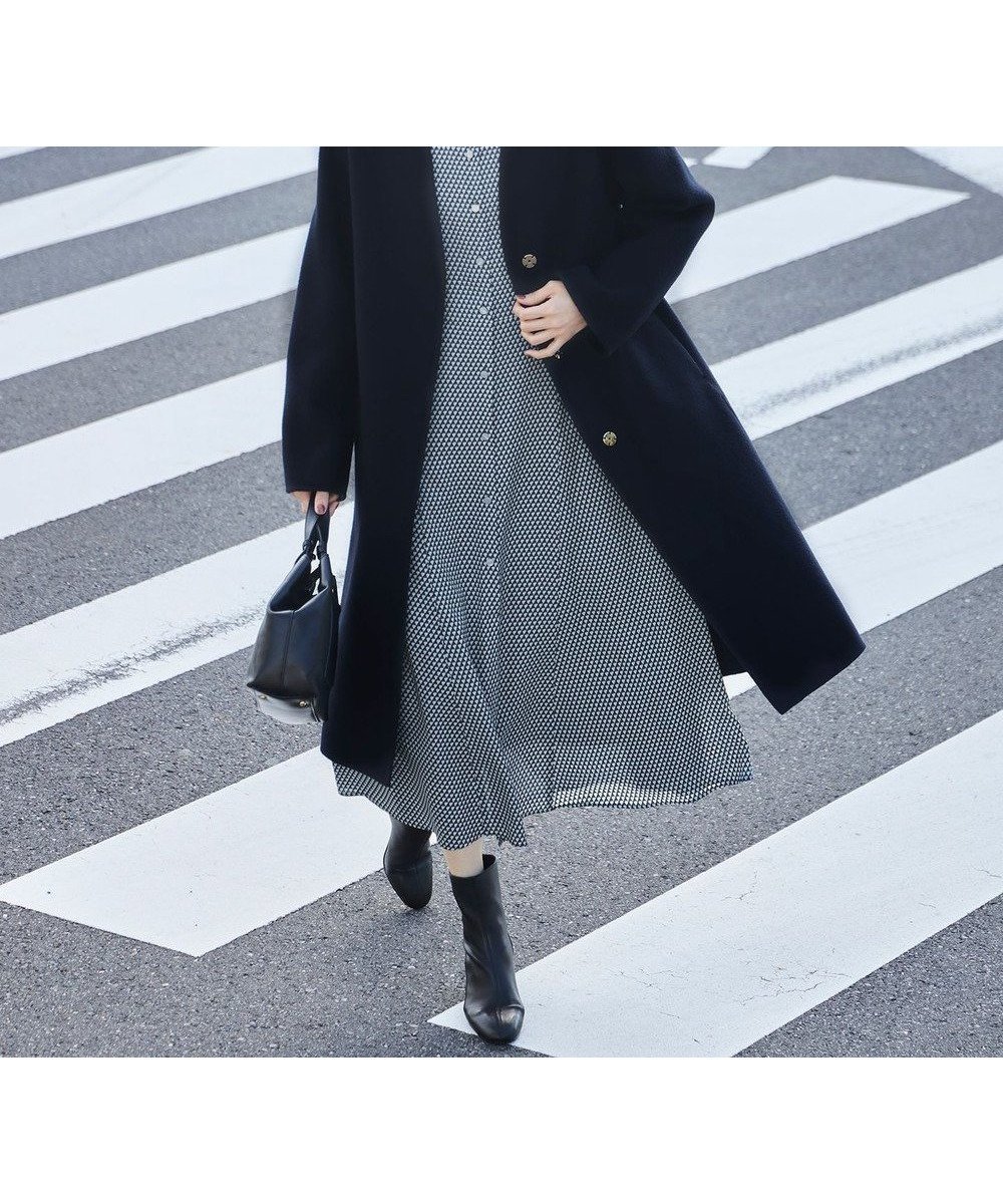 【自由区/JIYU-KU】のウールリバーロング コート インテリア・キッズ・メンズ・レディースファッション・服の通販 founy(ファニー) 　ファッション　Fashion　レディースファッション　Fashion for Women　アウター　Coat / Outerwear Collection　コート・ロングコート・ピーコート　Long Coats, Peacoats & More　レディースジャケット・軽アウター　Jackets　インナー　Innerwear　エレガント 上品　Elegant　ガウン　Gown, Robe　ショート　Short, Short Length　シンプル　Simple, Minimal　ジャケット　Jacket, Outerwear　ドロップ　Drop Shoulder, Dropped Style　バランス　Balance, Style Balance　フォルム　Silhouette, Form　ロング　Long, Long-Length　A/W・秋冬　Autumn/Winter　ネイビー|ID: prp329100004854407 ipo3291000000035708386