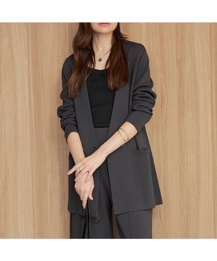 【アイシービー/iCB】の【洗える】ハイゲージスムース ニットジャケット インテリア・キッズ・メンズ・レディースファッション・服の通販 founy(ファニー) https://founy.com/ ファッション Fashion レディースファッション Fashion for Women アウター Coat / Outerwear Collection レディースジャケット・軽アウター Jackets ノーカラージャケット / シンプル上品コーデ Collarless Jackets 春 Spring 洗える Machine Washable コンパクト Compact, Small Size ショルダー Shoulder, Shoulder Strap ジャケット Jacket, Outerwear ストレッチ Stretch, Stretchy Fabric セットアップ Set-Up, Coordinated Outfit ダブル Double, Double-Breasted ドロップ Drop Shoulder, Dropped Style ワイド Wide, Wide Fit S/S・春夏 SS, Spring/Summer, Warm Season おすすめ Recommended / Our Picks 夏 Summer 2024年 2024 2024春夏・S/S Spring/Summer 2024 SS24 |ID: prp329100004854408 ipo3291000000035708408