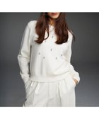 【23区/NIJYUSANKU】の【滝沢眞規子さん着用】ビジュー クルーネック ニット アイボリー系|ID: prp329100004854420 ipo3291000000035708885