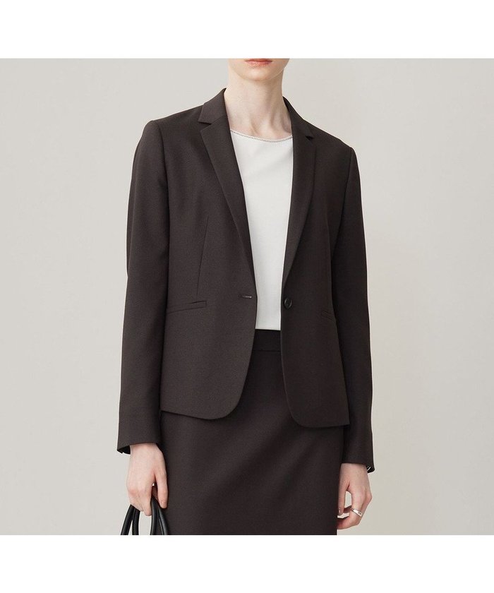 【アイシービー/iCB】の【洗える】プロヴィスウールツイル テーラードジャケット インテリア・キッズ・メンズ・レディースファッション・服の通販 founy(ファニー) https://founy.com/ ファッション Fashion レディースファッション Fashion for Women アウター Coat / Outerwear Collection レディースジャケット・軽アウター Jackets テーラードジャケット / 通勤・きれいめスタイル Tailored Jackets & Blazers ウォッシャブル Machine Washable 洗える Machine Washable ジャケット Jacket, Outerwear スクエア Square, Square Shape セットアップ Set-Up, Coordinated Outfit タイトスカート Pencil Skirt, Tight Skirt ツイル Twist, Twisted Detail ボトム Bottoms, Lower Wear A/W・秋冬 Autumn/Winter 2024年 2024 2024-2025秋冬・A/W Autumn/Winter 2024–25 AW24–25 |ID: prp329100004854428 ipo3291000000035709419