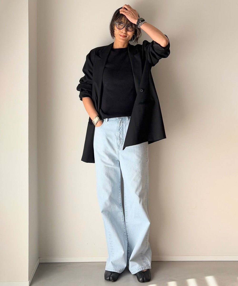 【ウォードブルー/WOADBLUE】のSALUU サルー /デニムパンツ アイスブルー 人気、トレンドファッション・服の通販 founy(ファニー) 　ファッション　Fashion　レディースファッション　Fashion for Women　パンツ　Pants & Trousers　デニムパンツ・ジーンズ・美脚デニム　Denim Jeans & Pants　春　Spring　ストレッチ　Stretch, Stretchy Fabric　ダメージ　Distressed, Destroyed　デニム　Denim, Jeans Material　パターン　Pattern, Design Print　ファブリック　Fabric, Textile　フィット　Fit, Slim Fit　ブリーチ　Bleach, Washed Finish　ユーズド　Used, Vintage-Look　リラックス　Relax, Relaxed Fit　ルーズ　Loose, Oversized　A/W・秋冬　Autumn/Winter　S/S・春夏　SS, Spring/Summer, Warm Season　夏　Summer　エレガント 上品　Elegant　 other-1|ID: prp329100004854430 ipo3291000000035710049