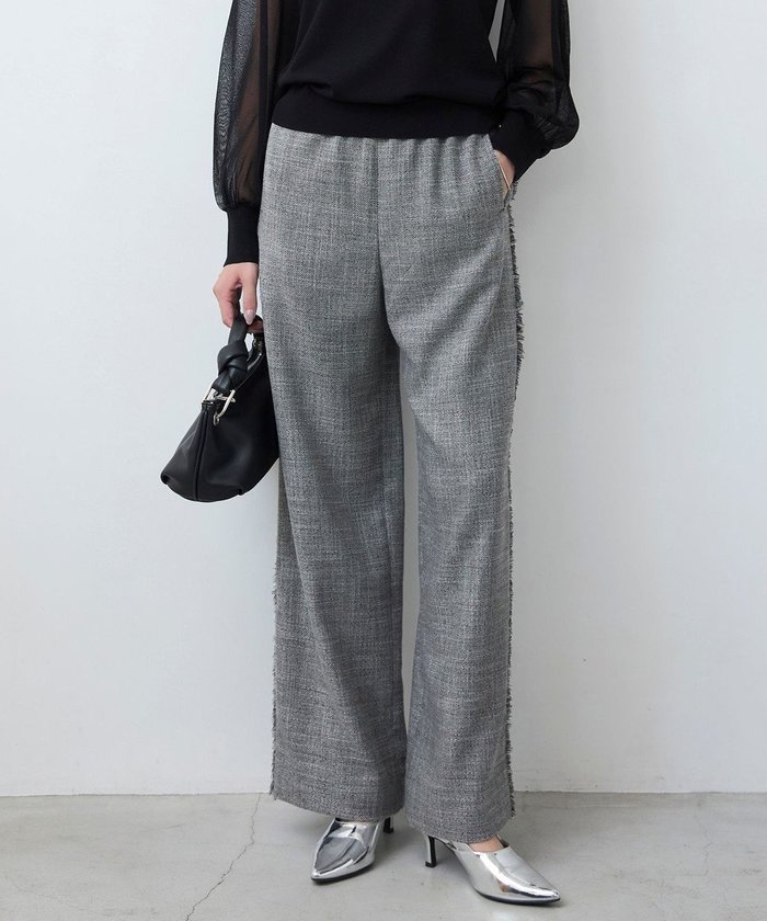 【アイシービー/iCB】の【洗える】 ライトスラブツイード ワイドパンツ インテリア・キッズ・メンズ・レディースファッション・服の通販 founy(ファニー) https://founy.com/ ファッション Fashion レディースファッション Fashion for Women パンツ Pants & Trousers 春 Spring 洗える Machine Washable ツイード Twill, Twill Weave トレンド Trend, Trending Now フリンジ Fringe, Tassel ブルゾン Blouson, Bomber Jacket ミックス Mix, Mixed Style ワイド Wide, Wide Fit S/S・春夏 SS, Spring/Summer, Warm Season 夏 Summer 2025年 2025 2025春夏・S/S Spring/Summer 2025 SS25 |ID: prp329100004854440 ipo3291000000035710544