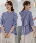 【ティアクラッセ/Tiaclasse】の【洗える】裏毛バックフレアパーカー 人気、トレンドファッション・服の通販 founy(ファニー) ファッション Fashion レディースファッション Fashion for Women トップス・カットソー Cut & Sew Tops レディースパーカー・カジュアルフーディー Casual Hoodies & Sweatshirts コンパクト Compact, Small Size シンプル Simple, Minimal パーカー Hoodie, Parka フレア Flare, Flared 洗える Machine Washable A/W・秋冬 Autumn/Winter thumbnail ラベンダー|ID: prp329100004854441 ipo3291000000035710557