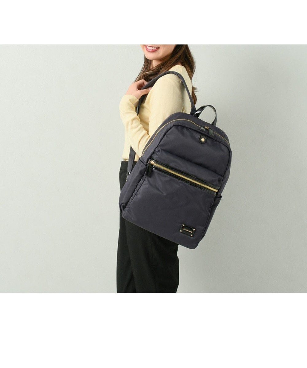 【ラ バガジェリー/LA BAGAGERIE】の【ドラマ衣装提供商品】ナイロンリュックサック インテリア・キッズ・メンズ・レディースファッション・服の通販 founy(ファニー) ファッション Fashion レディースファッション Fashion for Women バッグ Bags エナメル Patent Leather リュック Backpack, Rucksack エレガント 上品 Elegant ネイビー|ID: prp329100004854450 ipo3291000000035710998