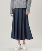 【自由区/JIYU-KU】の【カタログ掲載・セットアップ対応・洗える】ドレープツイル スカート ネイビーシャンブレー|ID: prp329100004854454 ipo3291000000035711174