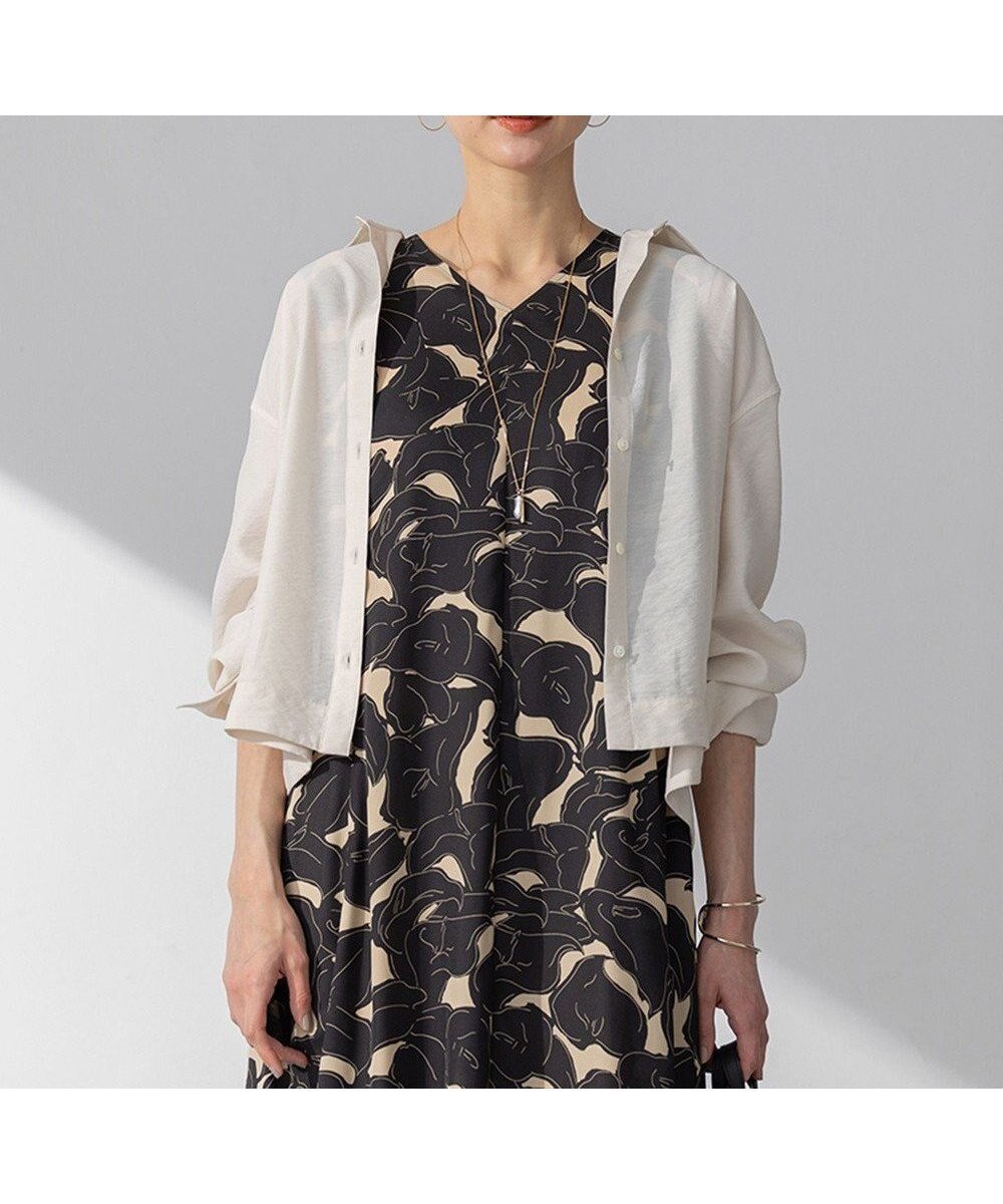 【23区/NIJYUSANKU】の【Oggi5月号掲載/接触冷感/速乾性】シアータンブラー シャツ インテリア・キッズ・メンズ・レディースファッション・服の通販 founy(ファニー) 　雑誌掲載アイテム　Magazine Picks & Fashion Features　ファッション雑誌　Fashion Magazines　オッジ　Oggi　ファッション　Fashion　レディースファッション　Fashion for Women　トップス・カットソー　Cut & Sew Tops　シャツ・ブラウス・オフィスカジュアル　Elegant Blouses & Button-Ups　インナー　Innerwear　春　Spring　5月号　May Issue　クロップド　Cropped, Short Length　シアー　Sheer, See-Through　ジャケット　Jacket, Outerwear　スタイリッシュ　Stylish, Fashionable　スリーブ　Sleeve, Long Sleeve / Short Sleeve　雑誌　Magazine, Fashion Magazine　トレンド　Trend, Trending Now　ドレープ　Drape, Draping Fabric　ハーフ　Half, Half-Length　フレア　Flare, Flared　ブルゾン　Blouson, Bomber Jacket　ボトム　Bottoms, Lower Wear　S/S・春夏　SS, Spring/Summer, Warm Season　夏　Summer　エレガント 上品　Elegant　ビジネス 仕事 通勤　Business / Work / Commuting　2025年　2025　2025春夏・S/S　Spring/Summer 2025 SS25　ベージュ系|ID: prp329100004854458 ipo3291000000035711300