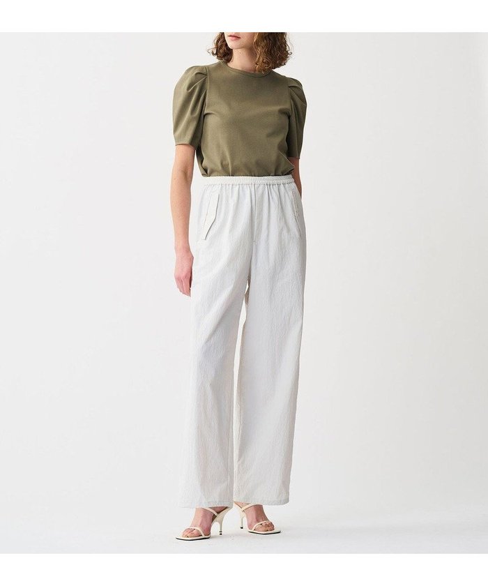 【アンクレイヴ/uncrave】のライトプルーフナイロン パラシュートパンツ インテリア・キッズ・メンズ・レディースファッション・服の通販 founy(ファニー) https://founy.com/ ファッション Fashion レディースファッション Fashion for Women パンツ Pants & Trousers 春 Spring ギャザー Gathered, Ruffled 軽量 Lightweight, Ultra Light ストレート Straight, Straight Cut ドローコード Drawcord, Drawstring Cord S/S・春夏 SS, Spring/Summer, Warm Season おすすめ Recommended / Our Picks 夏 Summer |ID: prp329100004854462 ipo3291000000035711515