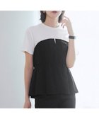 【自由区/JIYU-KU】の【洗える】ビスチェコンビ Tシャツ オフ×ブラック|ID: prp329100004854463 ipo3291000000035711550