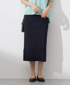 【自由区/JIYU-KU】の【洗える】リブストレッチタイト スカート ネイビー|ID: prp329100004854471 ipo3291000000035711804