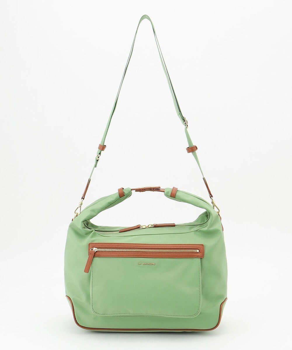 【ラ バガジェリー/LA BAGAGERIE】のループ2WAYショルダーバッグ Mサイズ インテリア・キッズ・メンズ・レディースファッション・服の通販 founy(ファニー) ファッション Fashion レディースファッション Fashion for Women スマート Smart, Elegant 財布 Wallet, Purse 定番 Standard, Basic Item ポケット Pocket, Pocket Detail ポーチ Pouch, Small Case マグネット Magnet, Magnetic Closure ループ Loop, Loop Knit おすすめ Recommended / Our Picks ビジネス 仕事 通勤 Business / Work / Commuting グリーン|ID: prp329100004854486 ipo3291000000035712265