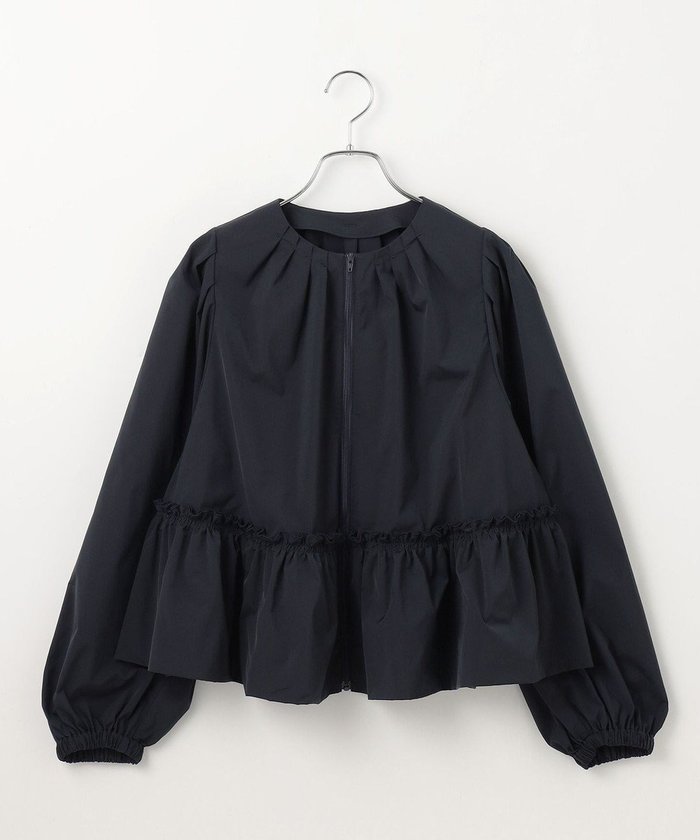 【ハッシュニュアンス/#Newans】の撥水加工/UVカット機能付きペプラムライトブルゾン インテリア・キッズ・メンズ・レディースファッション・服の通販 founy(ファニー) https://founy.com/ ファッション Fashion レディースファッション Fashion for Women アウター Coat / Outerwear Collection ブルゾンジャケット・スポーティアウター Blouson Jackets トップス・カットソー Cut & Sew Tops レディースパーカー・カジュアルフーディー Casual Hoodies & Sweatshirts ギャザー Gathered, Ruffled ストレッチ Stretch, Stretchy Fabric タフタ Taffeta, Structured Fabric パーカー Hoodie, Parka ブルゾン Blouson, Bomber Jacket ペプラム Peplum, Flared Hem エレガント 上品 Elegant 夏 Summer 春 Spring S/S・春夏 SS, Spring/Summer, Warm Season |ID: prp329100004854489 ipo3291000000035712329