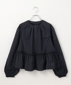 【ハッシュニュアンス/#Newans】の撥水加工/UVカット機能付きペプラムライトブルゾン ネイビー|ID: prp329100004854489 ipo3291000000035712330