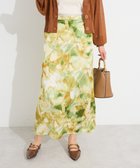【クラフトスタンダードブティック/CRAFT STANDARD BOUTIQUE】のゴムサテンスカート Green|ID: prp329100004854546 ipo3291000000035714178