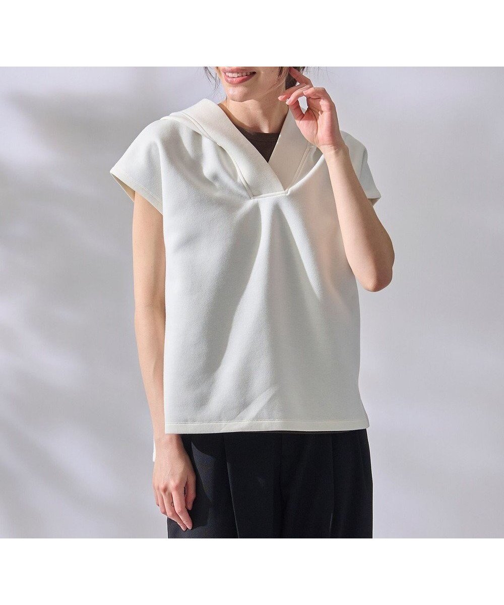 【エニー/ANY】のダンボールフレンチスリーブ パーカー インテリア・キッズ・メンズ・レディースファッション・服の通販 founy(ファニー) 　ファッション　Fashion　レディースファッション　Fashion for Women　トップス・カットソー　Cut & Sew Tops　レディースパーカー・カジュアルフーディー　Casual Hoodies & Sweatshirts　おすすめ　Recommended / Our Picks　インナー　Innerwear　カットソー　Cut and Sewn Top　クロップド　Cropped, Short Length　シンプル　Simple, Minimal　パーカー　Hoodie, Parka　リラックス　Relax, Relaxed Fit　今季　This Season, Current Season　夏　Summer　春　Spring　S/S・春夏　SS, Spring/Summer, Warm Season　オフ|ID: prp329100004854547 ipo3291000000035714220