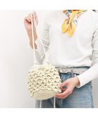 【アンビリオン/UNBILLION】のカシュカシュ cachecache / クロッシェミニ巾着バッグ アイボリー|ID: prp329100004854550 ipo3291000000035714287