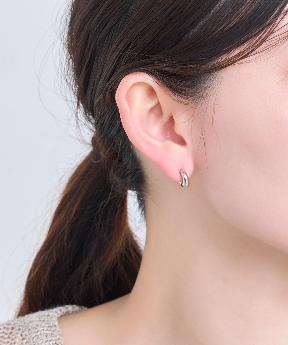 【フィービィー/phoebe】の【金属アレルギー対応】シンプルフープスナップイヤリング シルバー インテリア・キッズ・メンズ・レディースファッション・服の通販 founy(ファニー) 　ファッション　Fashion　レディースファッション　Fashion for Women　ジュエリー　Jewelry　ファッションリング　Fashion Rings　イヤリング・フープ・ドロップタイプ　Hoop, Drop & Clip Earrings　アクセサリー　Fashion Accessories　イヤリング　Earrings　シルバー　Silver, Metallic Silver　トレンド　Trend, Trending Now　ベーシック　Basic, Essential　エレガント 上品　Elegant　シルバー|ID: prp329100004854555 ipo3291000000035714469
