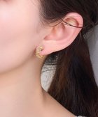 【フィービィー/phoebe】の【痛くないシリーズ/金属アレルギー対応】マーガレットフラワーフープライトフィットイヤリング ゴールド ゴールド|ID: prp329100004854557 ipo3291000000035714491