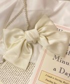 【ウィゴー/WEGO】のBIGリボンバレッタ オフホワイト|ID: prp329100004854578 ipo3291000000035715201